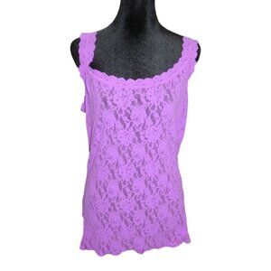 Hanky Panky Plus Signature Lace Classic Cami Violet Haze Purple 1X